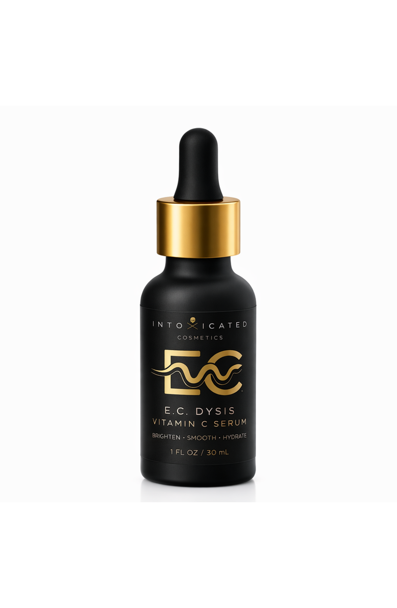 Intoxicated Cosmetics E.C.Dysis Vitamin C Serum | 1fl.oz/30ml | 15% L-Ascorbic Acid | Ferulic Acid| Brightening, Smoothing, Hydrating, Alternate, color, NO COLOR