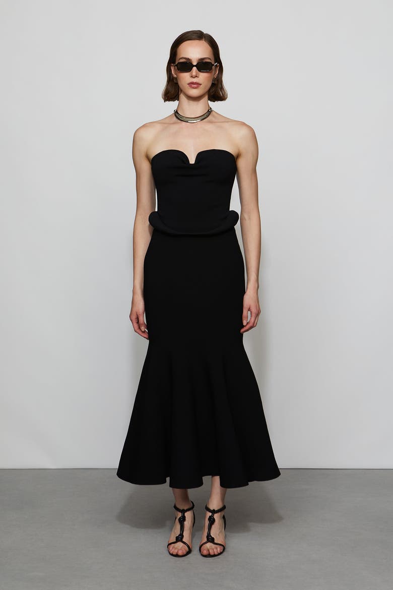 Flynn Knit Skirt, Main, color, Black