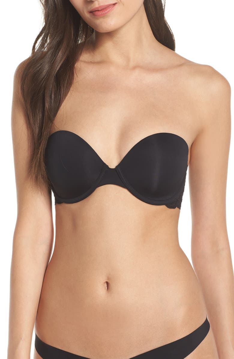 Skarlett Blue Goddess Multi-Way Strapless Bra, Main, color, Black
