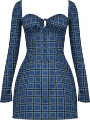 HOUSE OF CB Malika Long Sleeve Cocktail Minidress