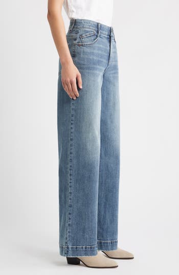 Sam 'Ab'Solution High Waist Wide Leg Jeans