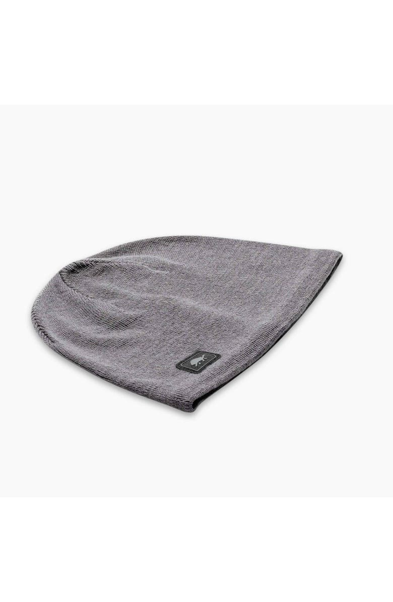 Turtle Fur Solid Merino Wool Beanie, Alternate, color, Graphite