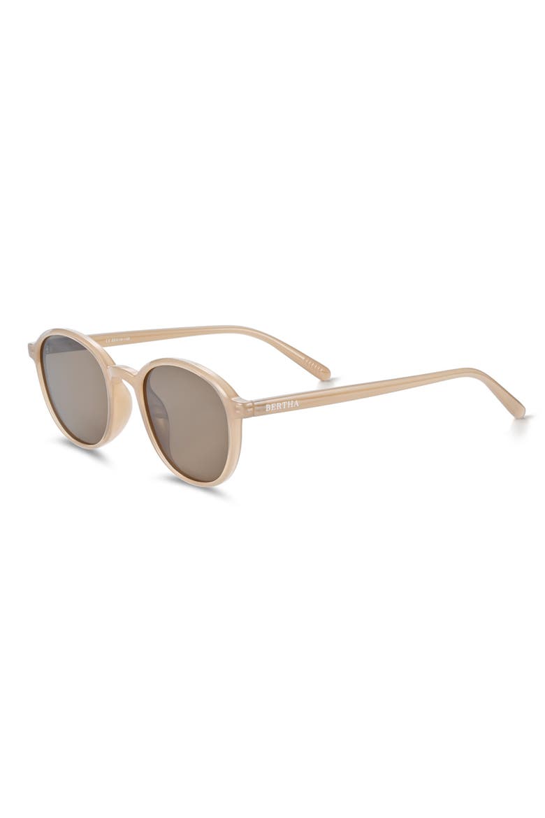 Paris Ladies Polarized Sunglasses, Main, color, Champagne/Brown