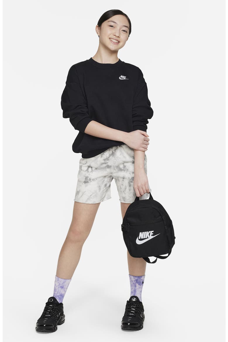 Kids' Sportswear Club Fleece Sweatshirt, Alternate, color, BLACK/ WHITE