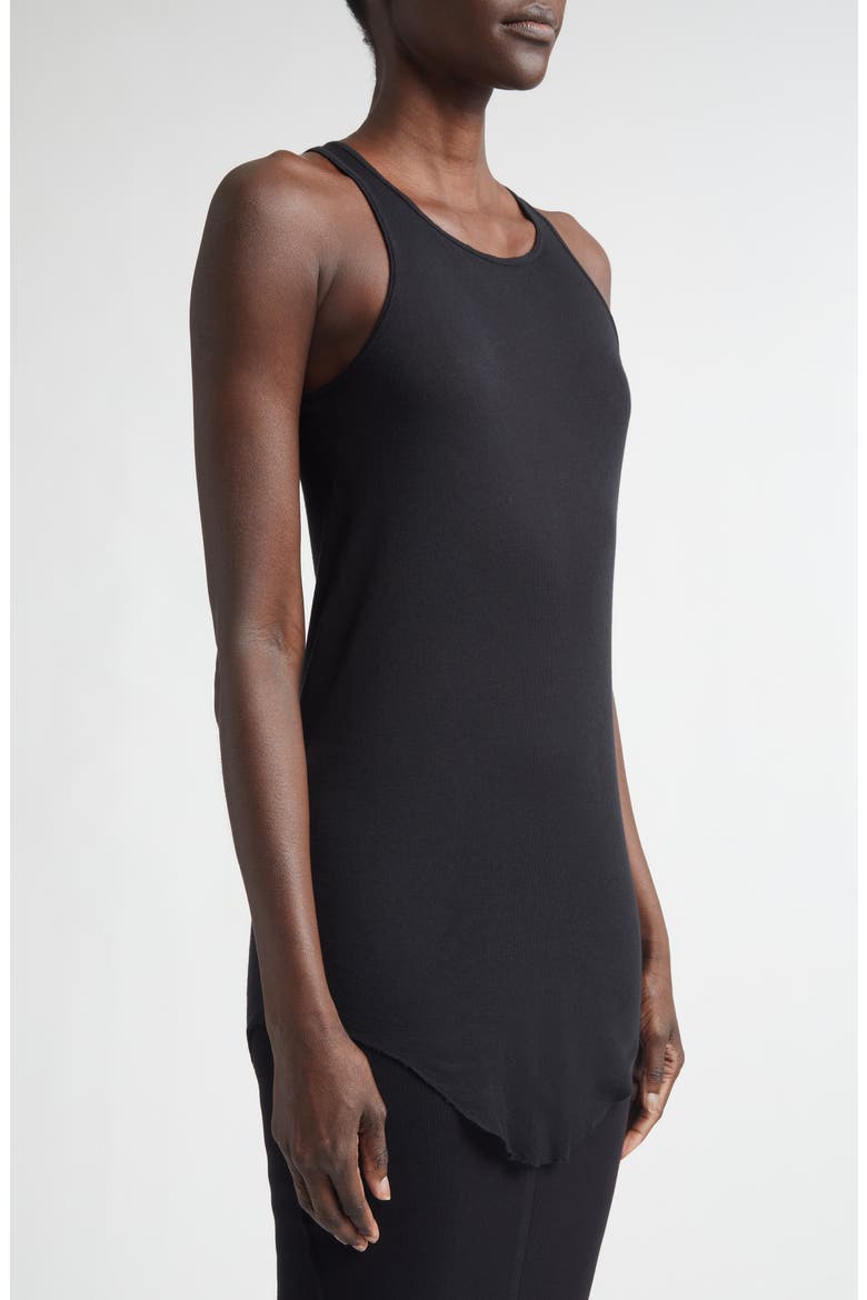 Basic Rib Cotton Tank, Alternate, color, BLACK