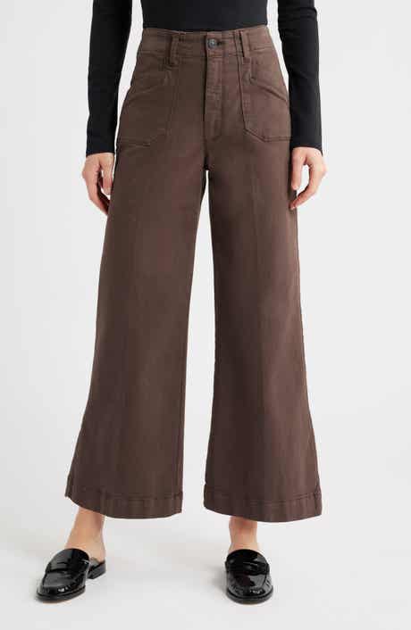 PAIGE Anessa High Waist Ankle Wide Leg Utility Pants