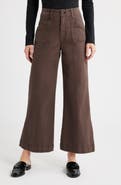 PAIGE Anessa High Waist Ankle Wide Leg Utility Pants