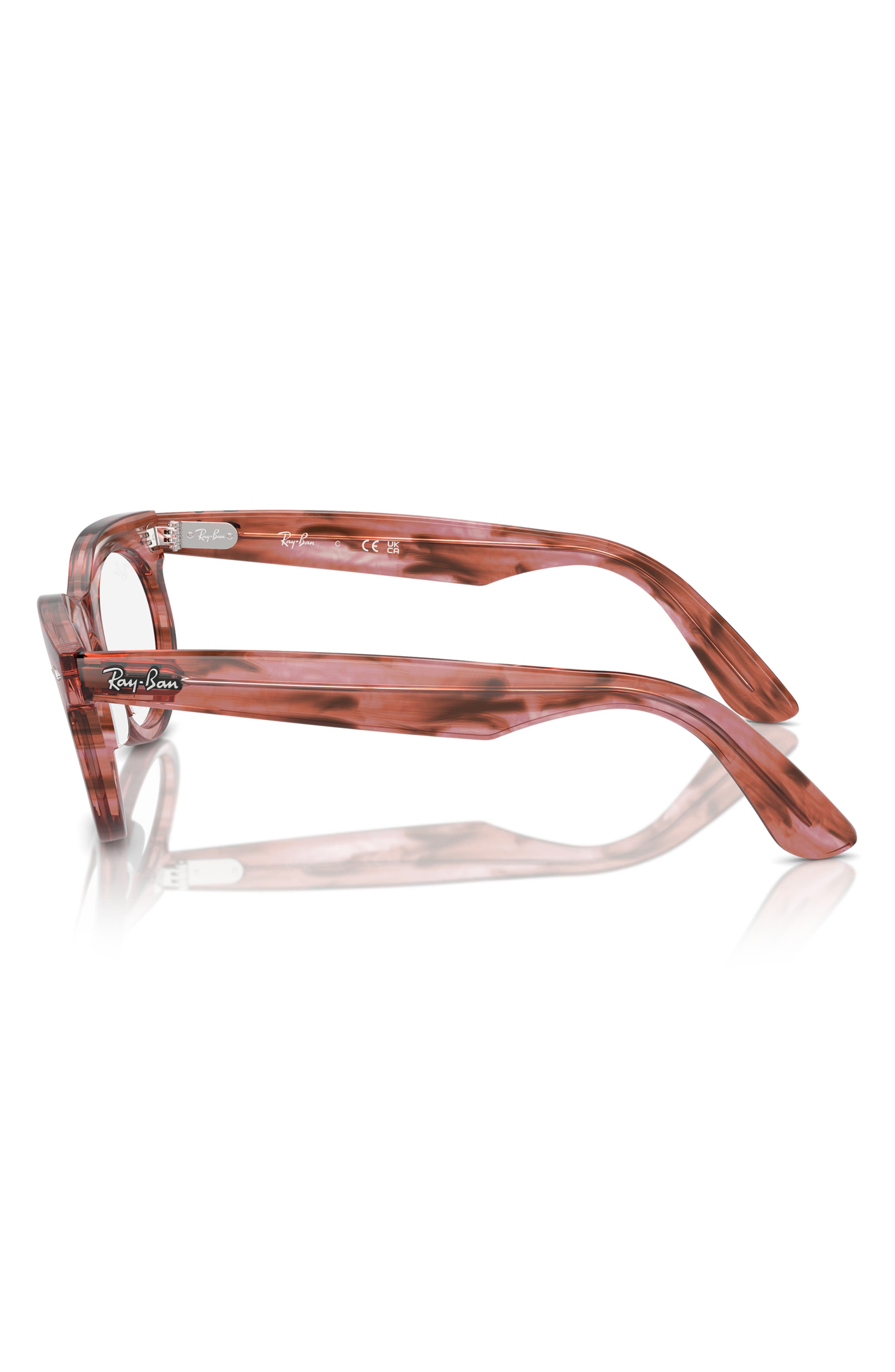 Ray-Ban 50mm Oval Optical Glasses (Men) | Nordstromrack
