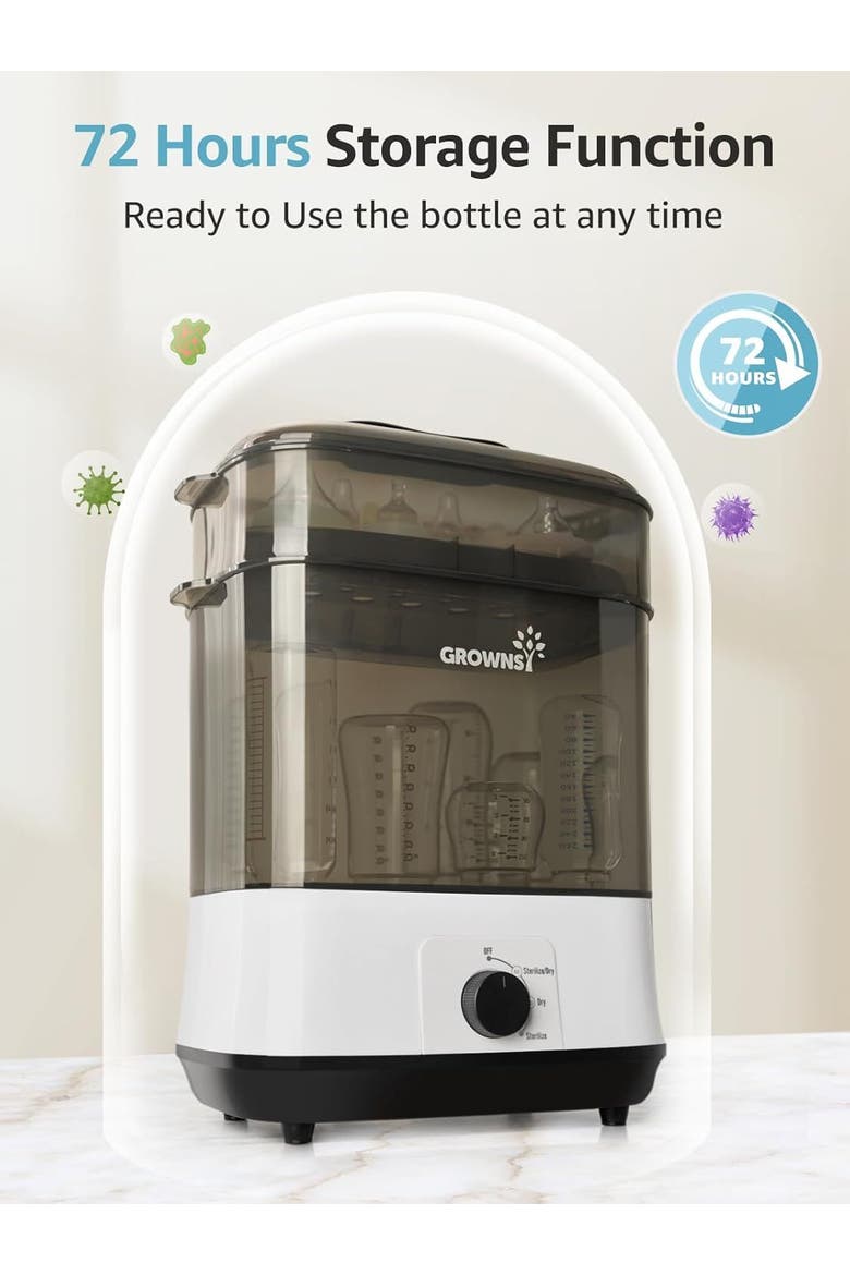 Bottle Sterilizer and Dryer, Alternate, color, Brown