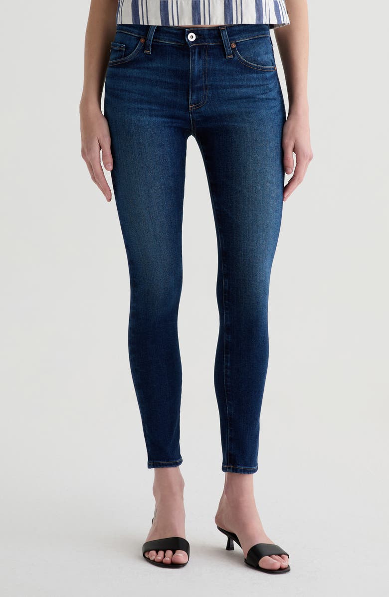 AG Farrah Ankle Skinny Jeans, Main, color, Chroma