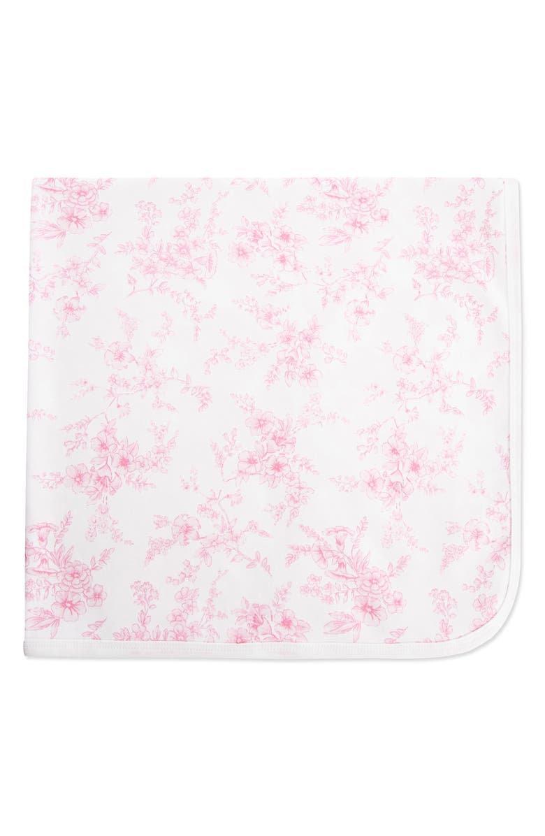 Little Me Tonal Roses Baby Blanket, Alternate, color, Pink