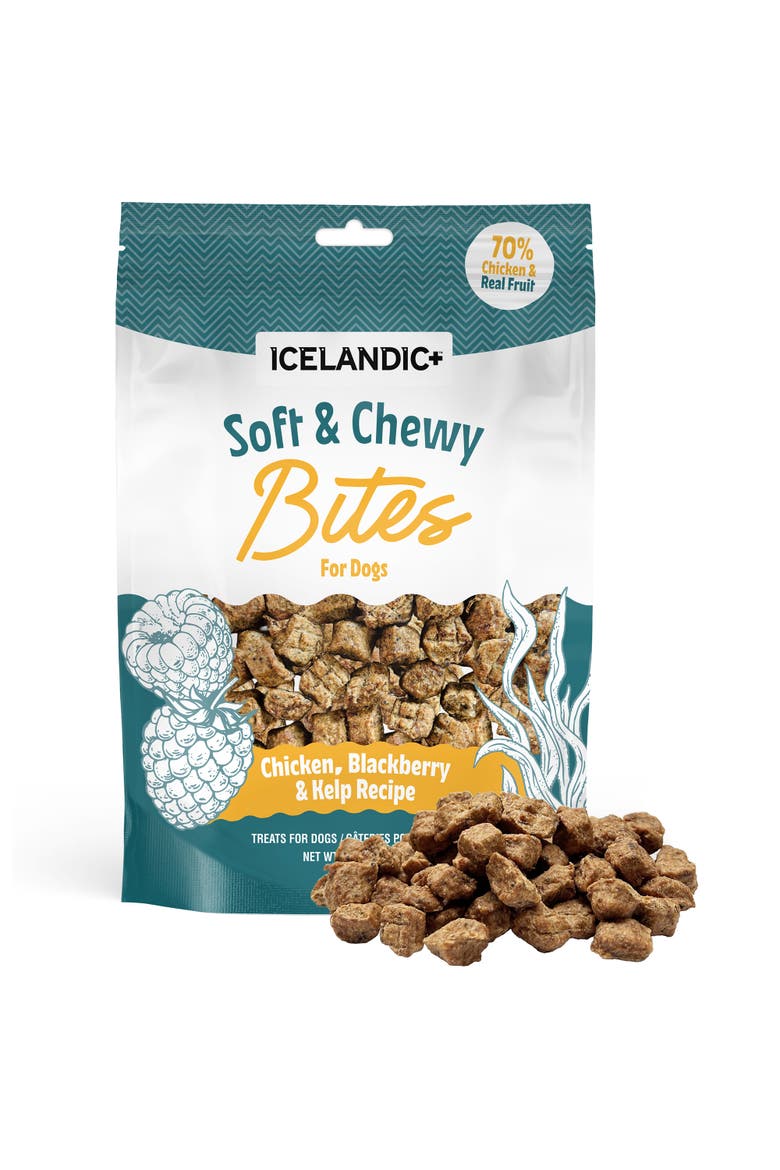 Soft & Chewy Bites, Chicken, Blackberry & Kelp, 2.8oz Dog Treats, Alternate, color, Multicolored