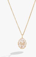 Alex and Ani Filigree Butterfly Locket Pendant Necklace