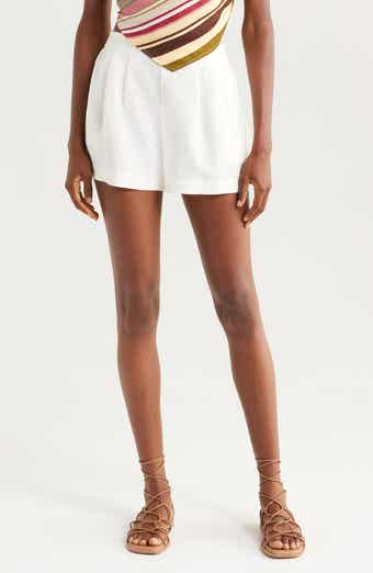 Faithfull the Brand Mirelle Pleat Front Linen Shorts