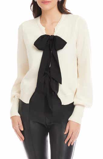 Dena Ribbon Tie Cardigan
