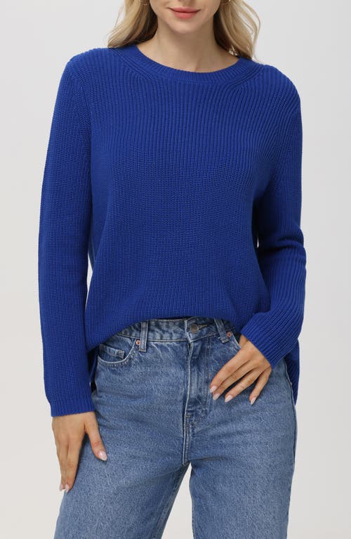 525 Emma Pullover In Blue Jeans