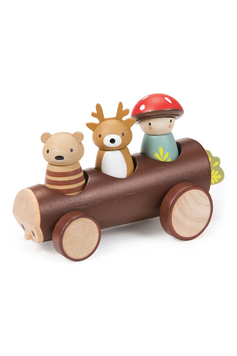 Timber Taxi Wooden Car Toy, Main, color, MULTI