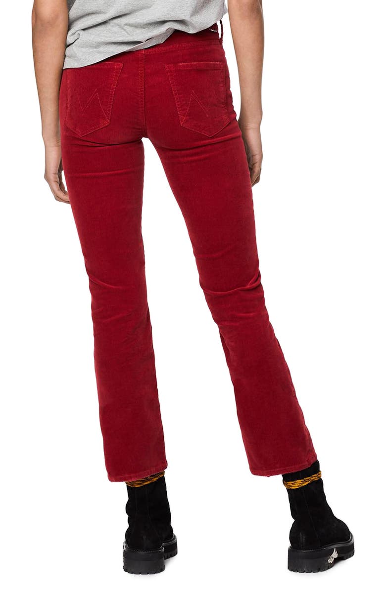 MOTHER The Dazzler High Waist Ankle Straight Leg Jeans, Alternate, color,