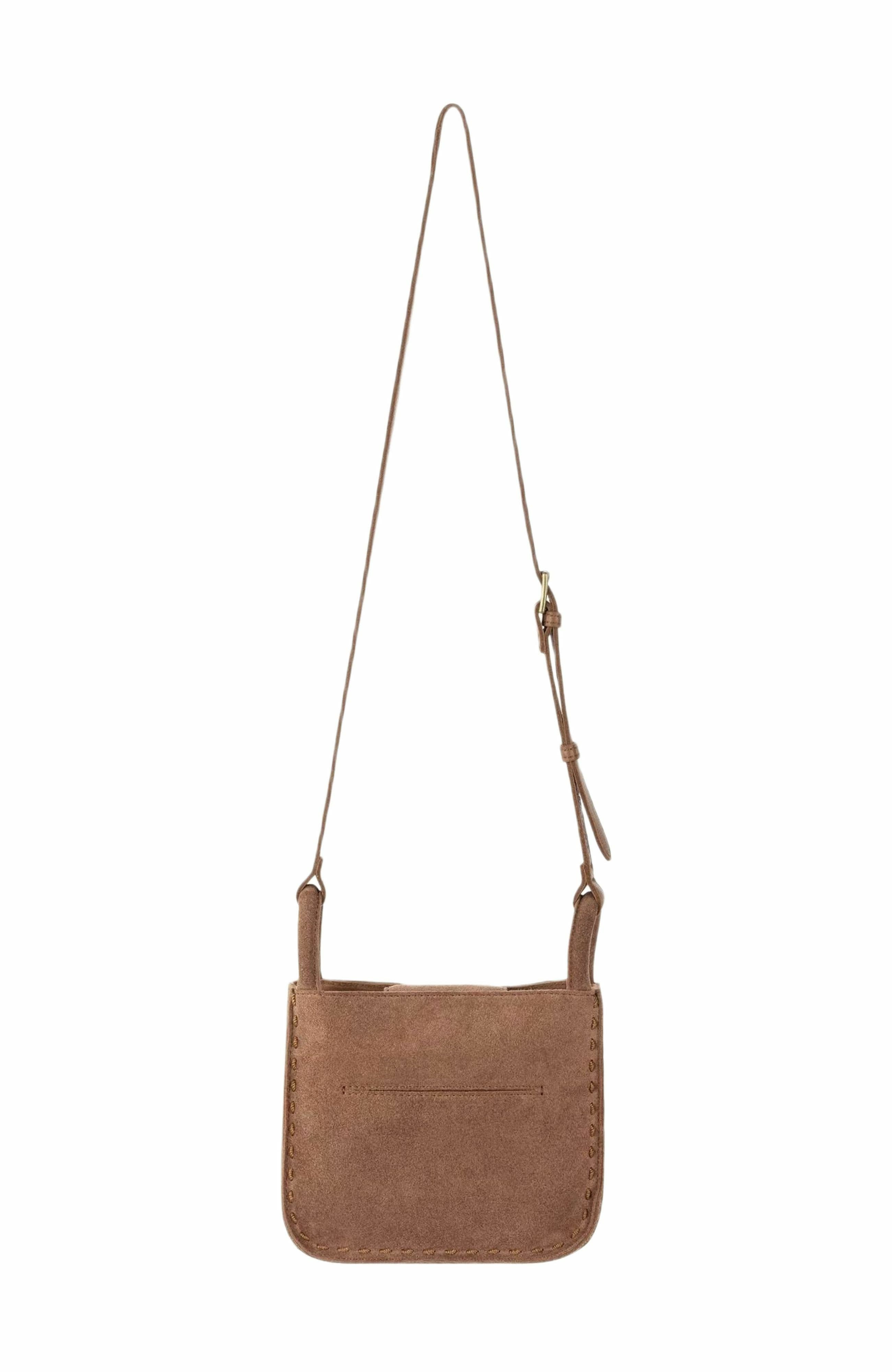 The Sak Los Feliz Small Crossbody Bag, Alternate, color, Tobacco Suede