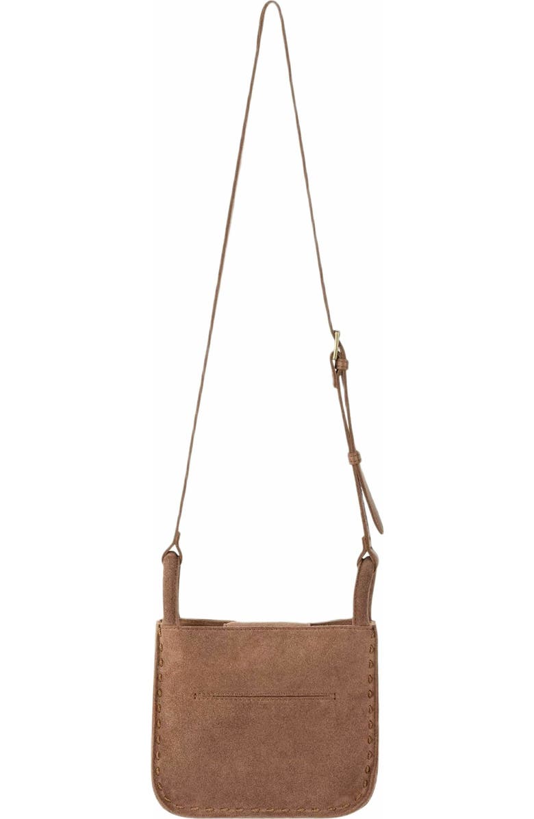 The Sak Los Feliz Small Crossbody Bag, Alternate, color, Tobacco Suede