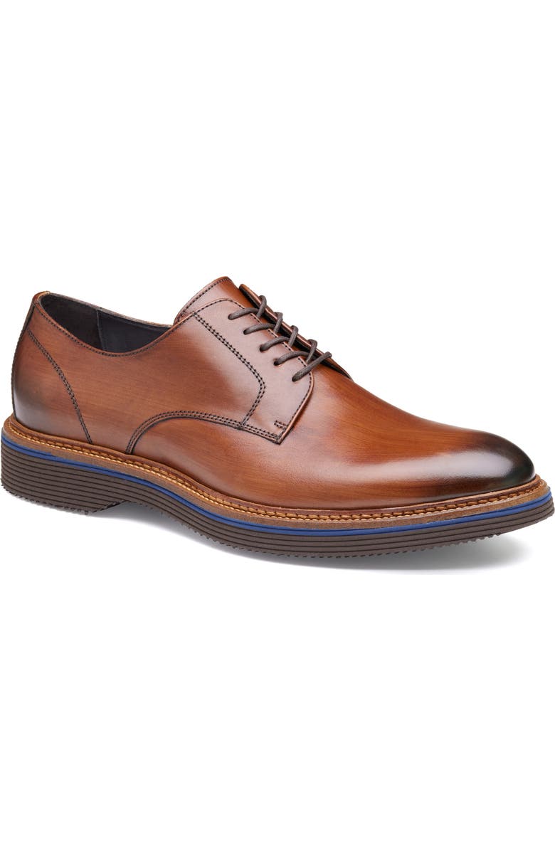 JOHNSTON & MURPHY COLLECTION Jenson Plain Toe Derby, Main, color,