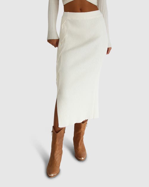 Belle & Bloom All My Life Knit Midi Skirt