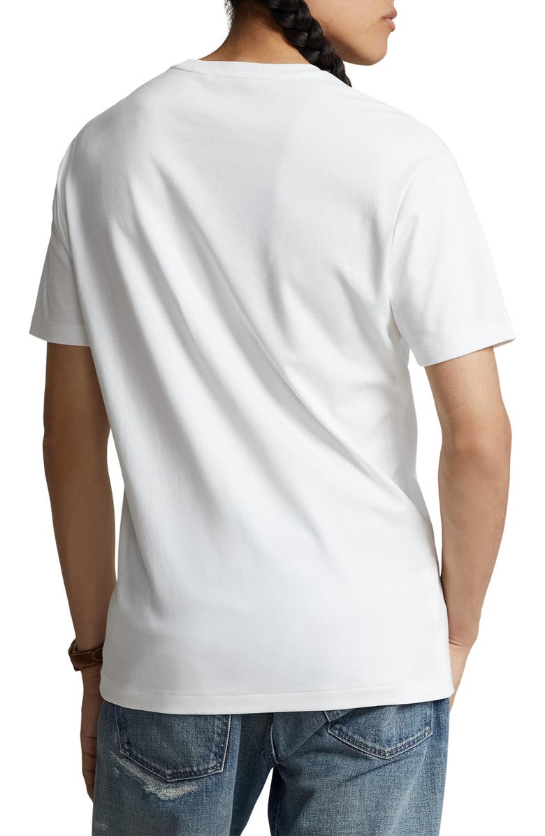Polo Ralph Lauren Classic Fit Cotton Crewneck T-Shirt, Alternate, color, White