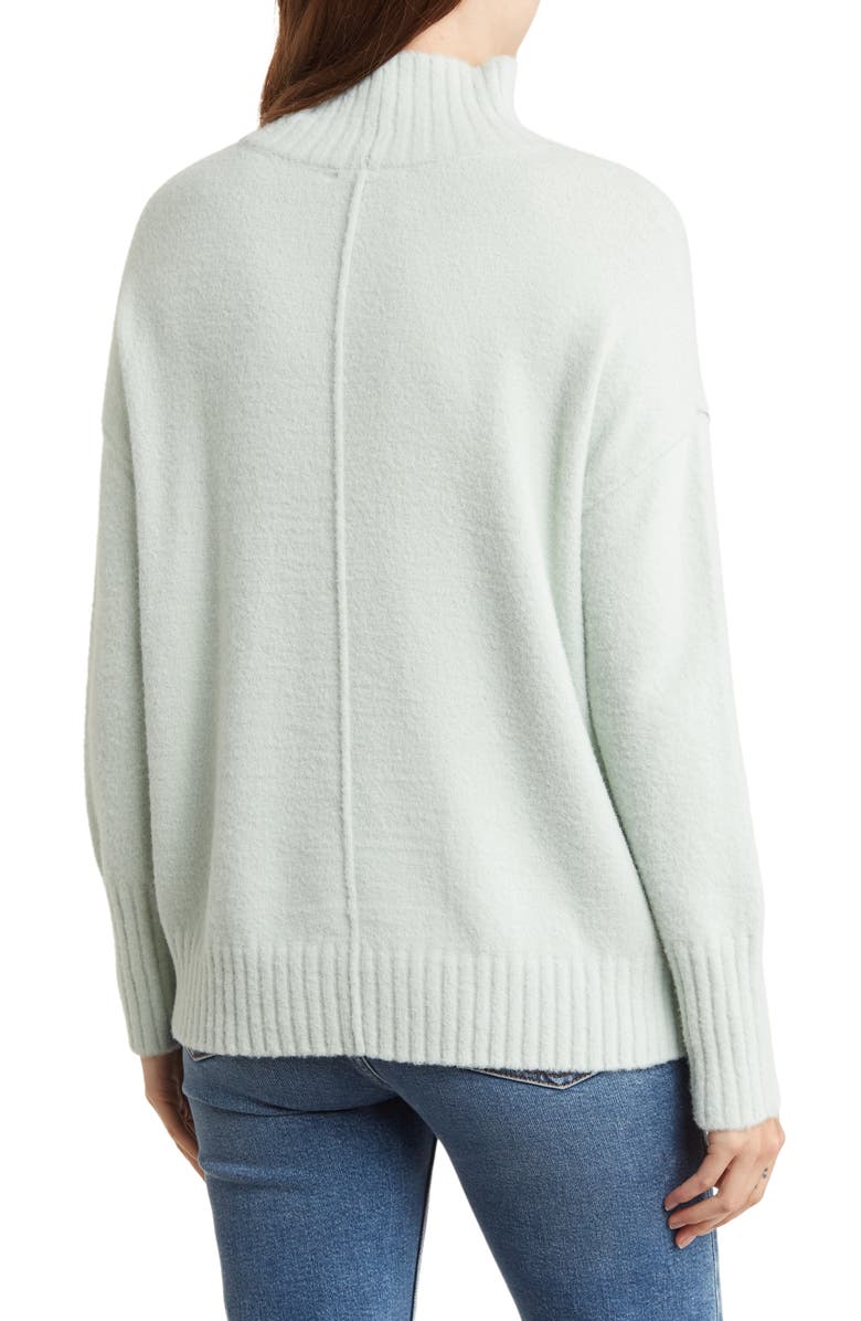 INDUSTRY REPUBLIC CLOTHING Mock Neck Step Hem Pullover Sweater, Alternate, color, 