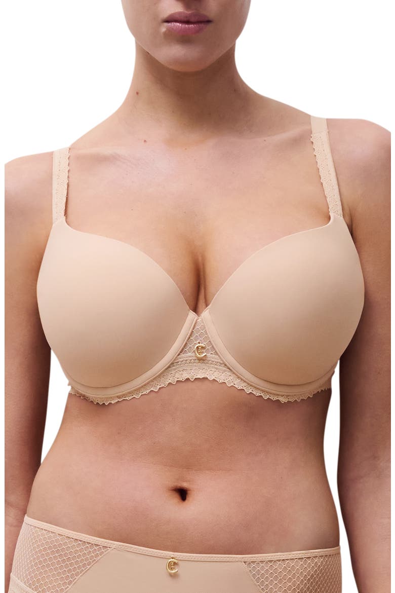 Romance Underwire Low Coverage T-Shirt Bra, Main, color, NUDE BLUSH