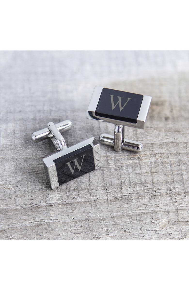 Cathy's Concepts Monogram Cuff Links, Alternate, color,