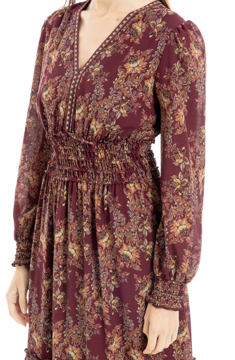 MAX STUDIO Long Sleeve Tiered Dress main image 1