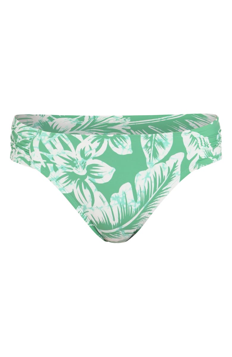 La Blanca Batiki Side Shirred Bikini Bottoms, Alternate, color, Eucalyptus