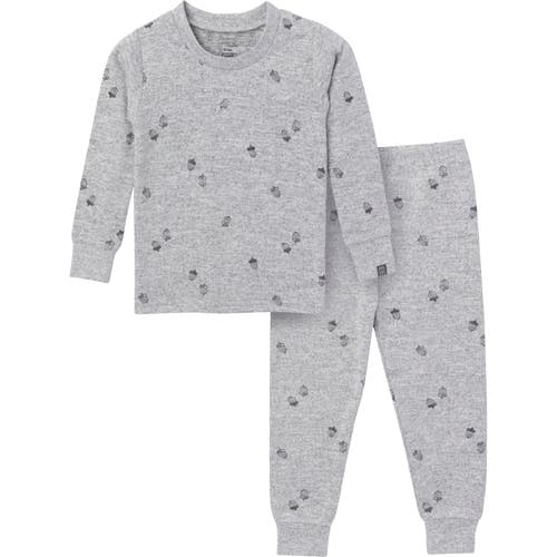 Modern Moments™ By Gerber Hacci Pajama Top & Pant Set In Medium Grey Heather Acorn