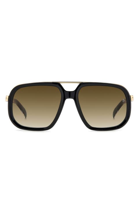 57mm Square Sunglasses
