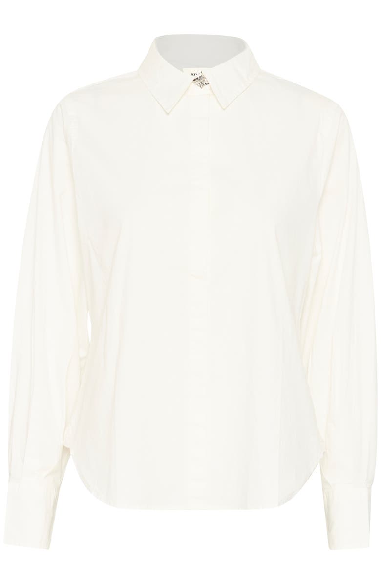 Soaked in Luxury SLAlonna Loose Fit Long Sleeves Shirt, Alternate, color, Whisper White
