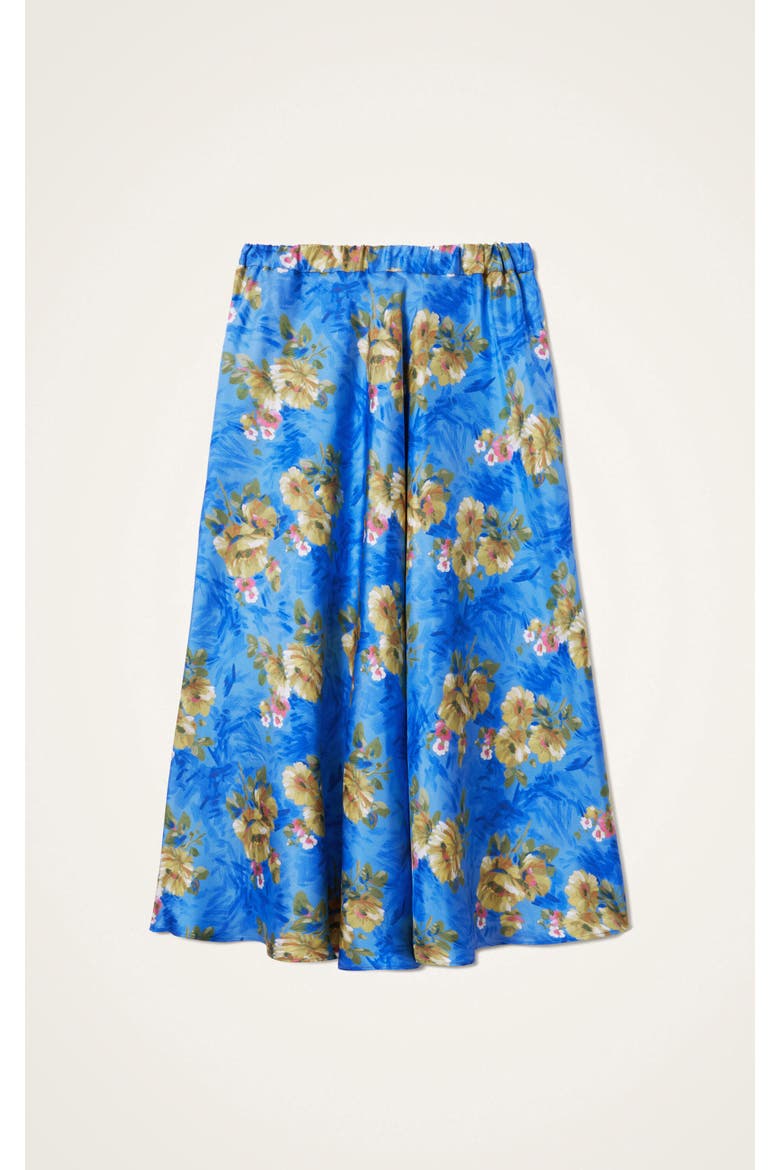 Drawstring Skirt, Alternate, color, Riptide Light Blue