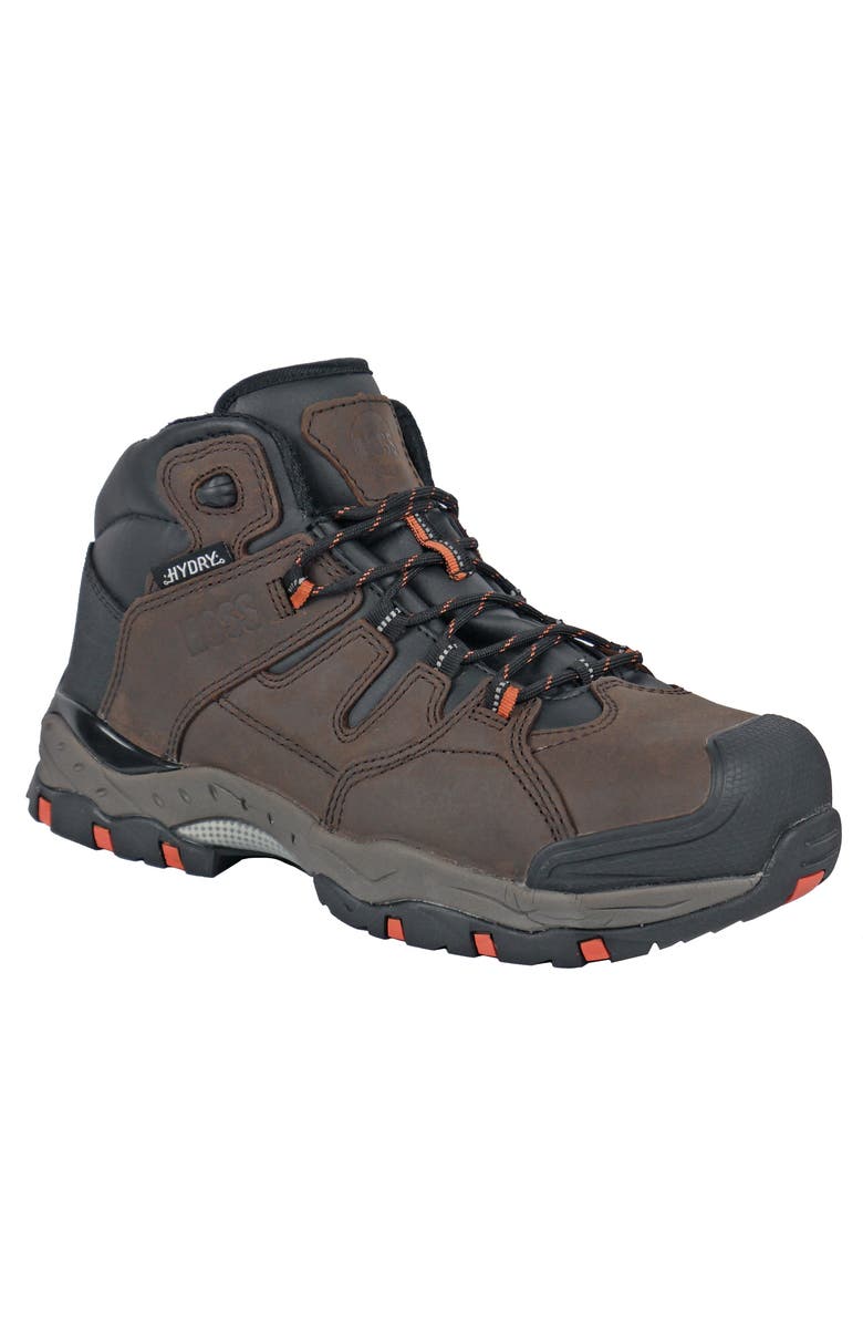 Hoss Boot Company HOSS Tracker Composite Toe Work Boot, Main, color, Brown