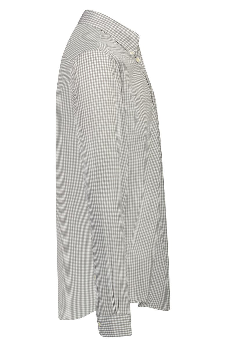 Brooks Brothers Gingham Print Cotton Button-Down Dress Shirt, Alternate, color,