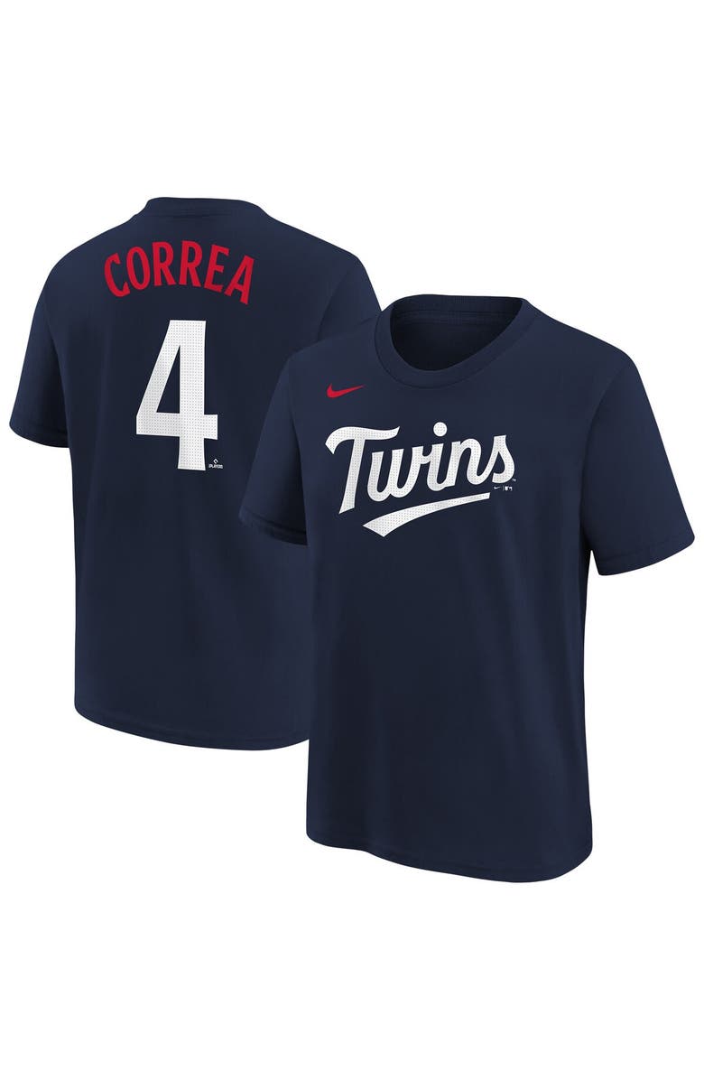Nike Youth Nike Carlos Correa Navy Minnesota Twins Player Name & Number T-Shirt, Alternate, color, 