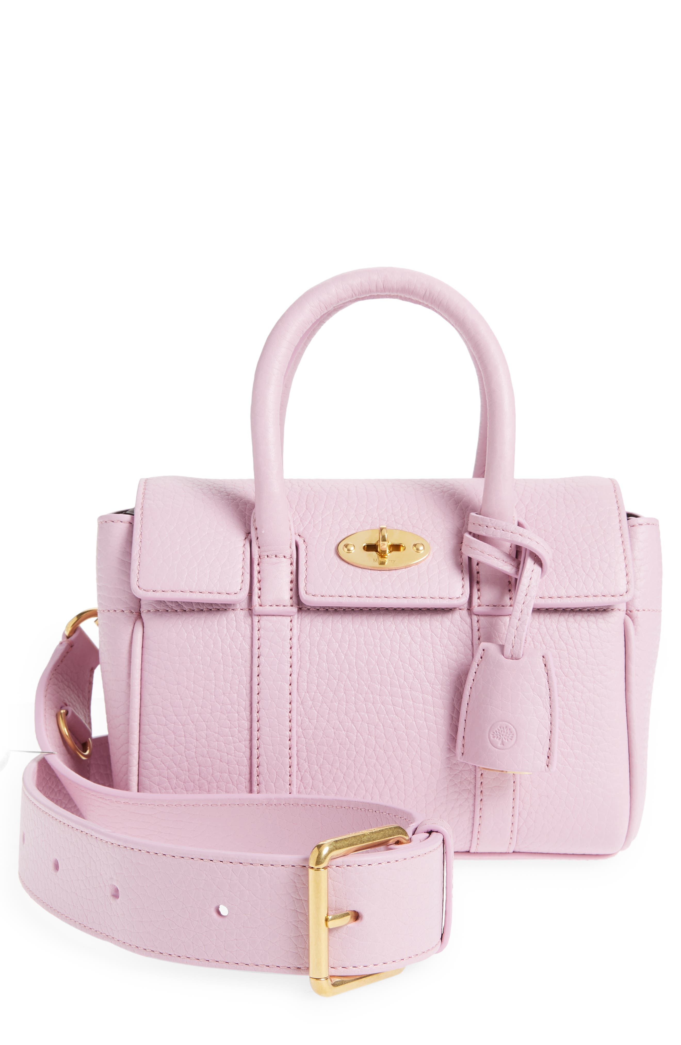 Mulberry Mini Bayswater Leather Tote, Main, color, 