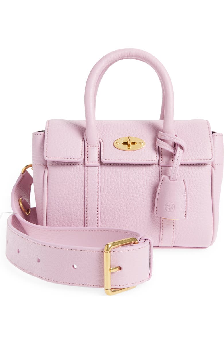 Mulberry Mini Bayswater Leather Tote, Main, color,