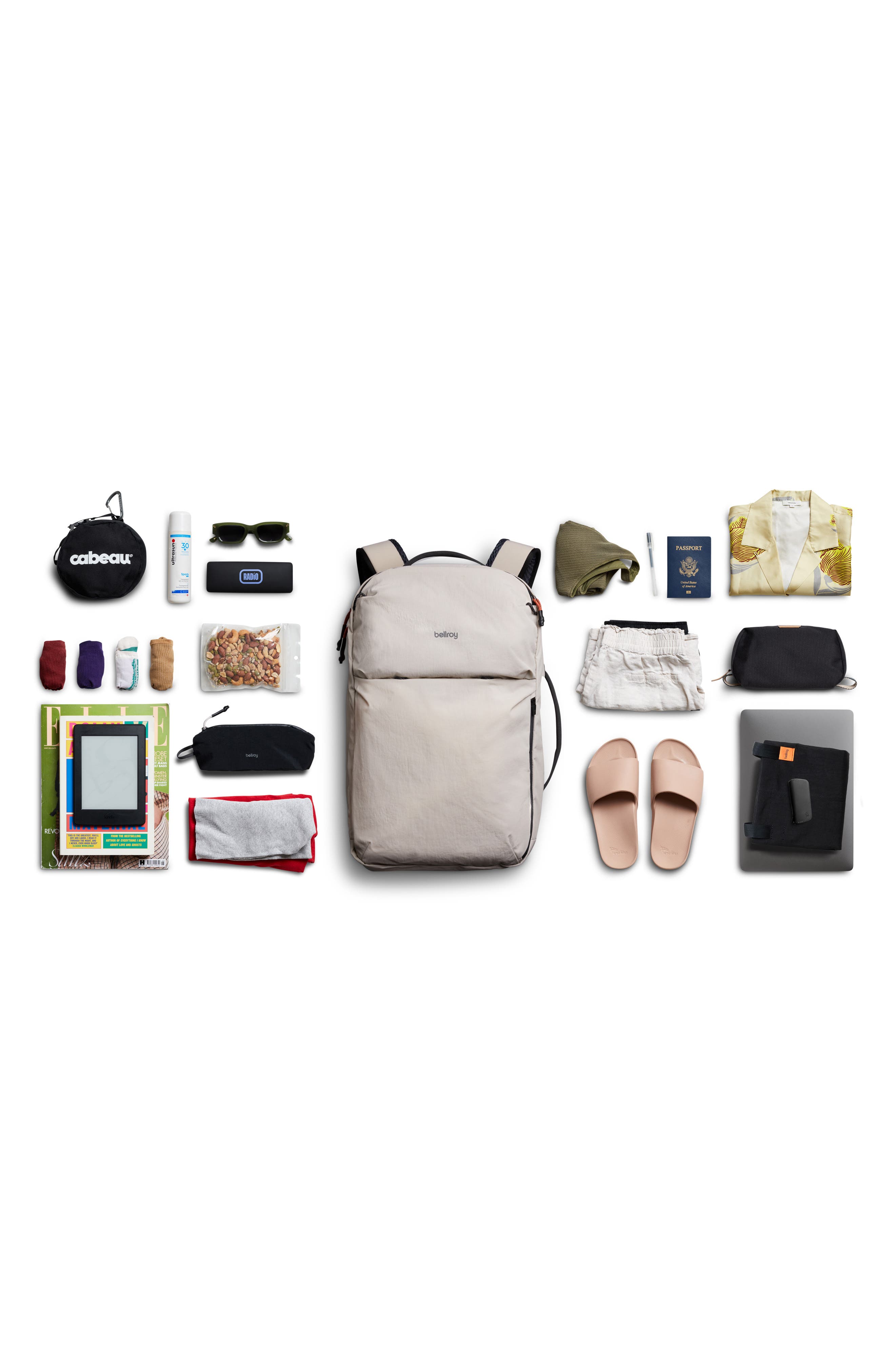 Bellroy Lite 30L Travel Backpack, Alternate, color, Ash