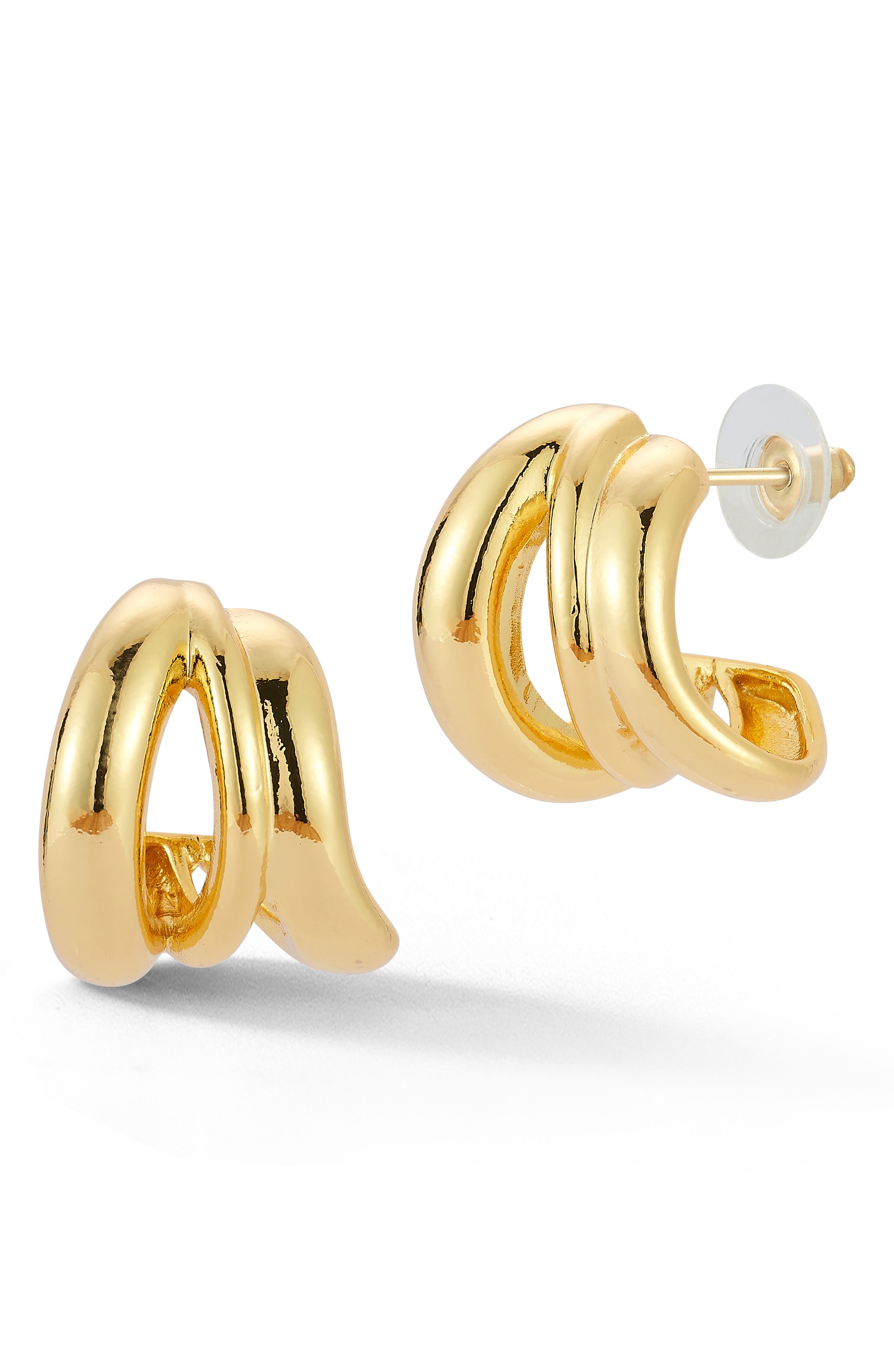 GLAZE JEWELRY Triple Hoop Earrings