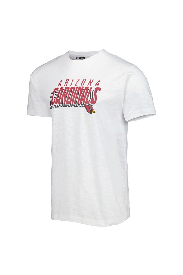 Men's Concepts Sport Charcoal/White Arizona Cardinals Downfield T-Shirt & Shorts Sleep Set, Alternate, color, Charcoal