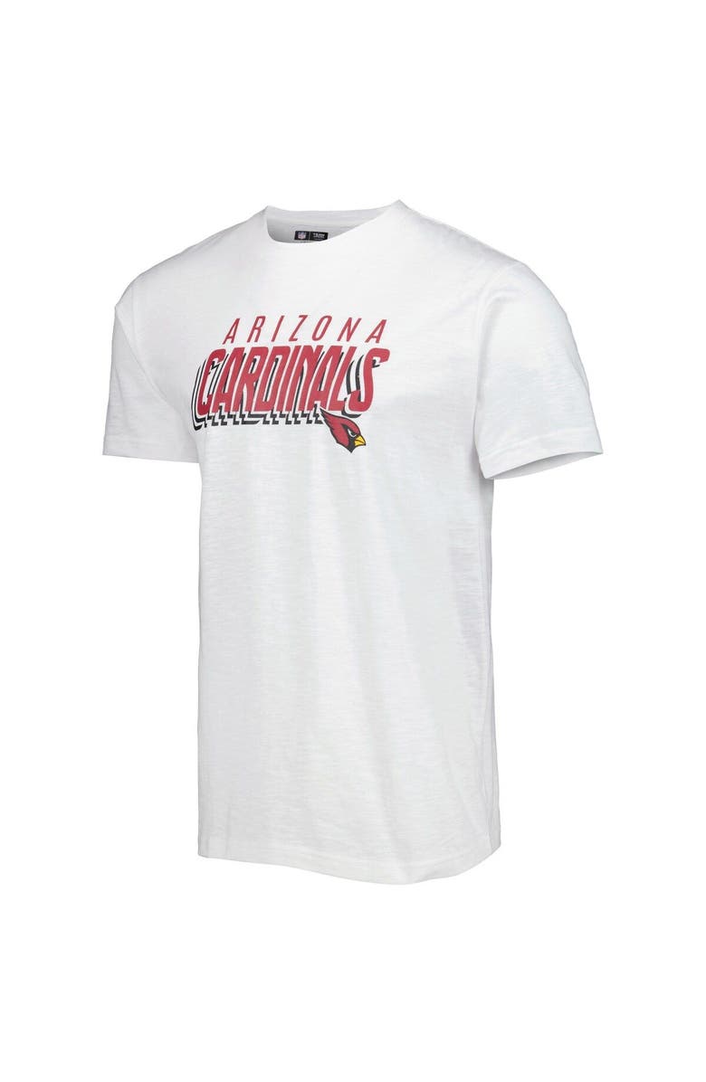 CONCEPTS SPORT Men's Concepts Sport Charcoal/White Arizona Cardinals Downfield T-Shirt & Shorts Sleep Set, Alternate, color, Charcoal