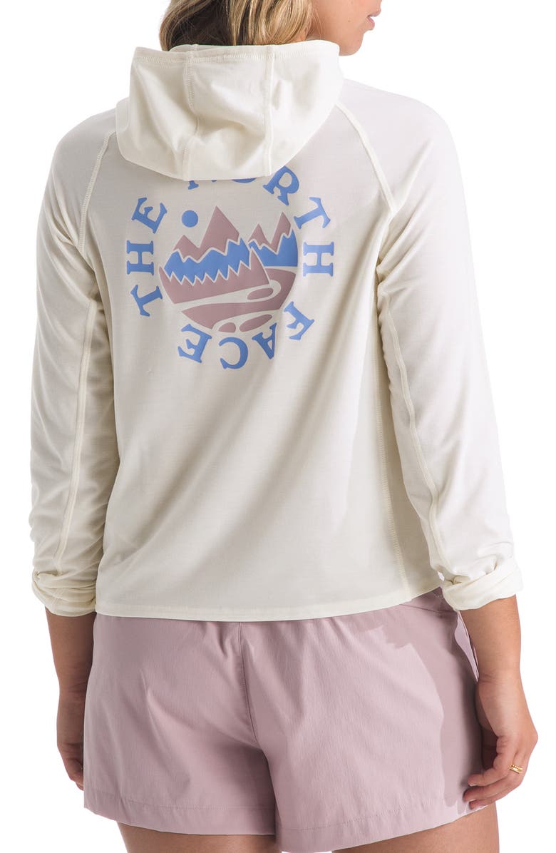 The North Face Adventure Sunrise Escape Hoodie, Alternate, color, White Dune