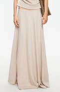 LIONESS Halcycon Linen Blend Maxi Skirt