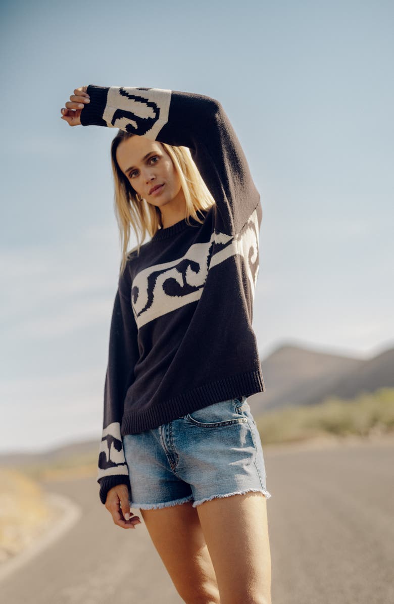 Billabong Drifter Cutoff Denim Shorts, Alternate, color, Medium Surf Spray