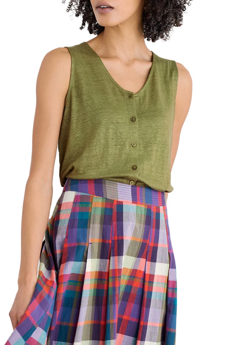 Seasalt Cornwall Carn Glaze Linen Vest, Main, color, 