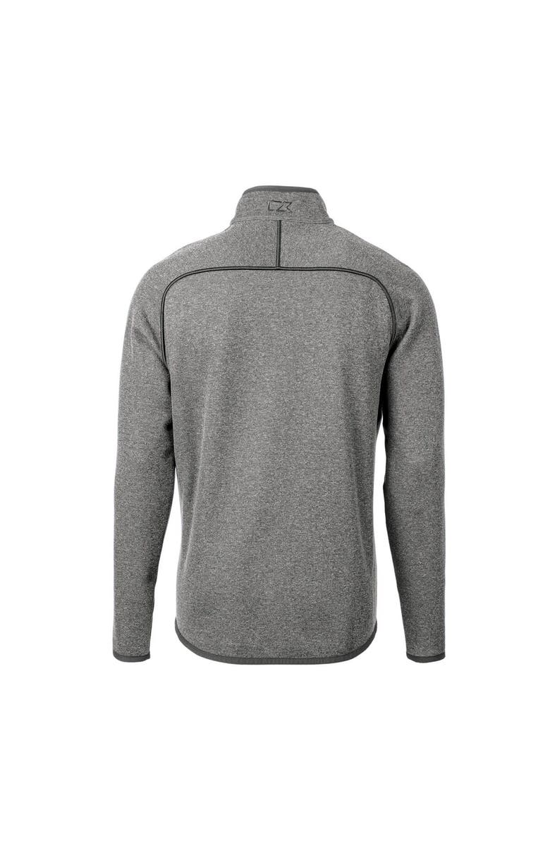 Cutter & Buck Men's Cutter & Buck Heather Gray UCF Knights Mainsail Sweater-Knit Big & Tall Full-Zip Jacket, Alternate, color, 